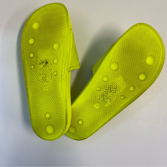 MSGM Men's NEON YELLOW Sandals Size 44/ US 11 - Picture 7 of 10